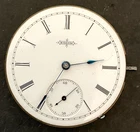 Antique 1887 Elgin Grade 94 Pocket Watch Movement Running Ticks 6s 11j USA