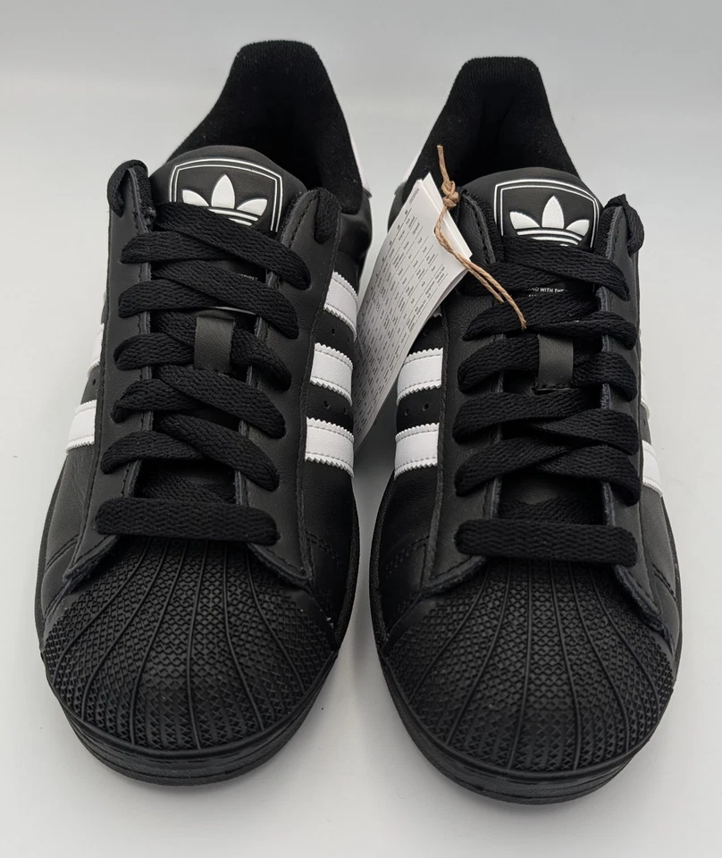 Adidas Originals Unisex Superstar II Trainers in Black/White Size UK6.5/EU40 - Image 2 of 4