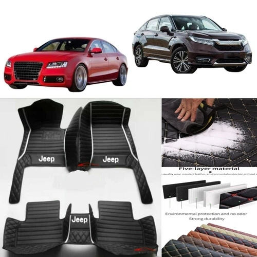 For Jeep All Models Custom Car Floor Mats Carpets Liner All Weather Waterproof - Imagen 23 de 37