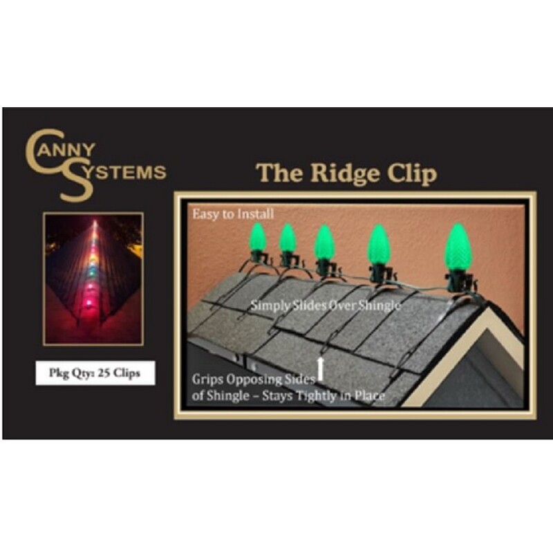 Canny System 22 Roof Ridge Line Light Clips (Pack of 12) (Pack of 12) eBay