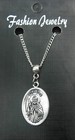 St Jude Pendant Necklace 18" or 24 Inch Chain Religious Holy Saint Charm