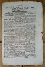 30.8.1793 Republicain #287 - Franz&ouml;sische Revolution - Epoche Napoleon Bonaparte