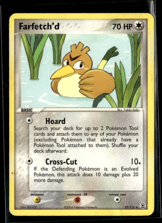 2004 EX FireRed & LeafGreen Farfetch'd 23/112
