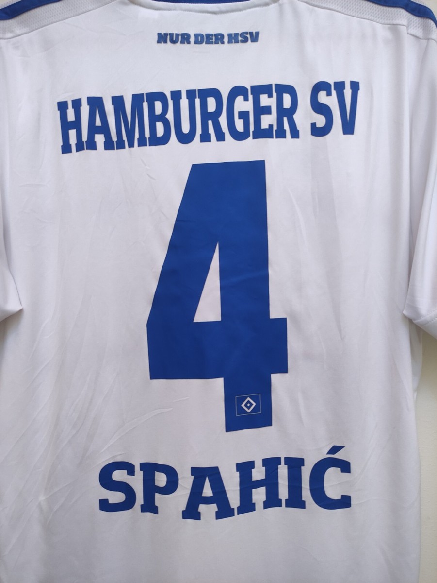 Hamburg SV 2015 2016 Away Shirt Spahic #4 Adidas Football Jersey