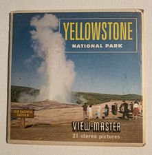 View-Master YELLOWSTONE NAT'L PARK - A306 - 3 Reel Set V15 