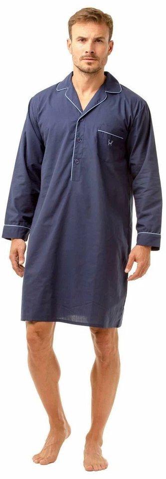 Mens PLAIN LIGHTWEIGHT SUMMER NIGHTSHIRT SIZES M,L,XL,XXL - Image 2 of 4