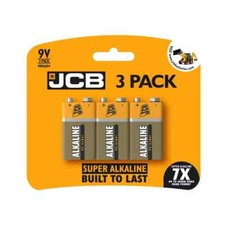 3X 9V JCB INDUSTRIAL LONG LIFE BATTERIES MERCURY BATTERY Christmas TOYS CHEAP