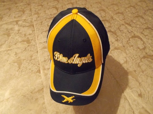 NAVY BLUE ANGELS BASEBALL CAP | eBay