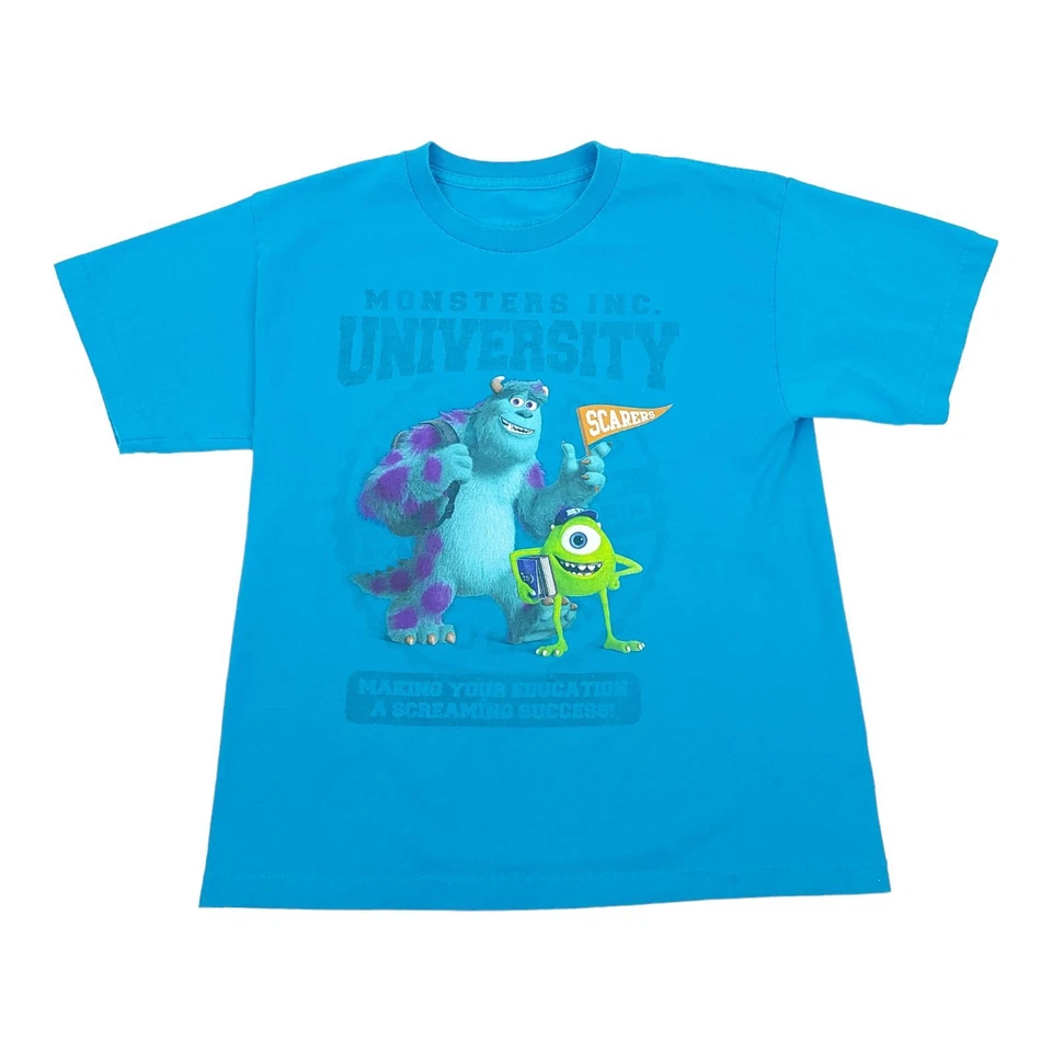 Disney Pixar Monsters Inc University Boys T Shirt Size 18/20 Tops Short Sleeve - Image 2 of 4