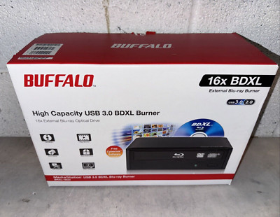 Buffalo MediaStation 16x Desktop BDXL Blu-Ray Writer Burner (BRXL16U3)