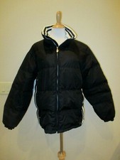 Fera Ski/snowboard Jacket Black White Goose Down/feathers Winter- Size Women 12