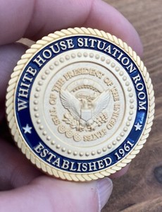 White House Situation Room US President Challenge Coin Modernization