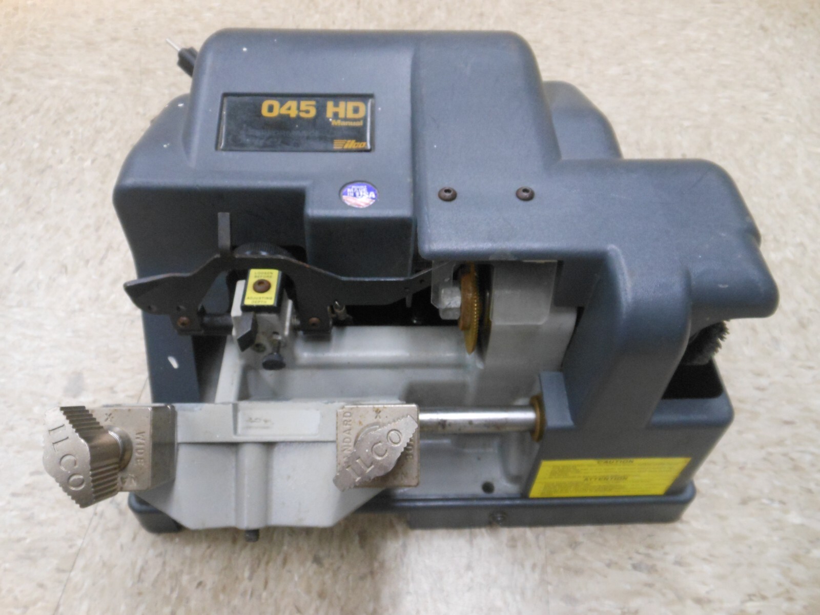 Ilco Model 045 HD MANUAL KEY MACHINE eBay