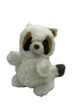 Rare Vintage Plush Parade White Raccoon Plush Stuffed Animal Toy With Tags