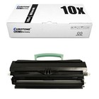10x Toner for Lexmark Optra E 250 350 352 D Dn N, 00E250A31E Black
