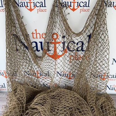 Authentic Used Fishing Net 5'x10', Real Fish Netting Cut From Commercial Nets | eBay Authentic Used Fishing Net 5'x10', Real Fish Netting Cut From Commercial Nets | eBay
