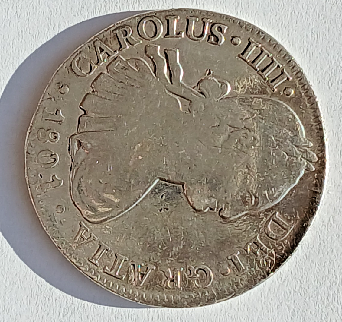 1801 Carolus IIII dei gratia coin Mexico 8 reales | eBay