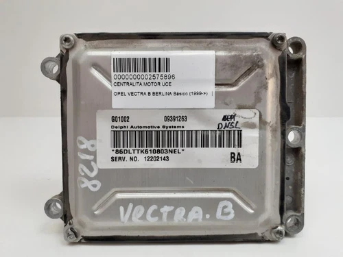 09391263 Centralina Motore Uce Per OPEL VECTRA B BERLINA Base (1999->) 2575896 - Foto 2 di 10