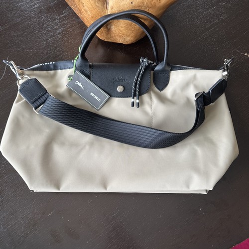 Longchamp Le Pliage Energy S Handbag Recycled Materials Beige - Recycled canvas - 第 1/6 張圖片