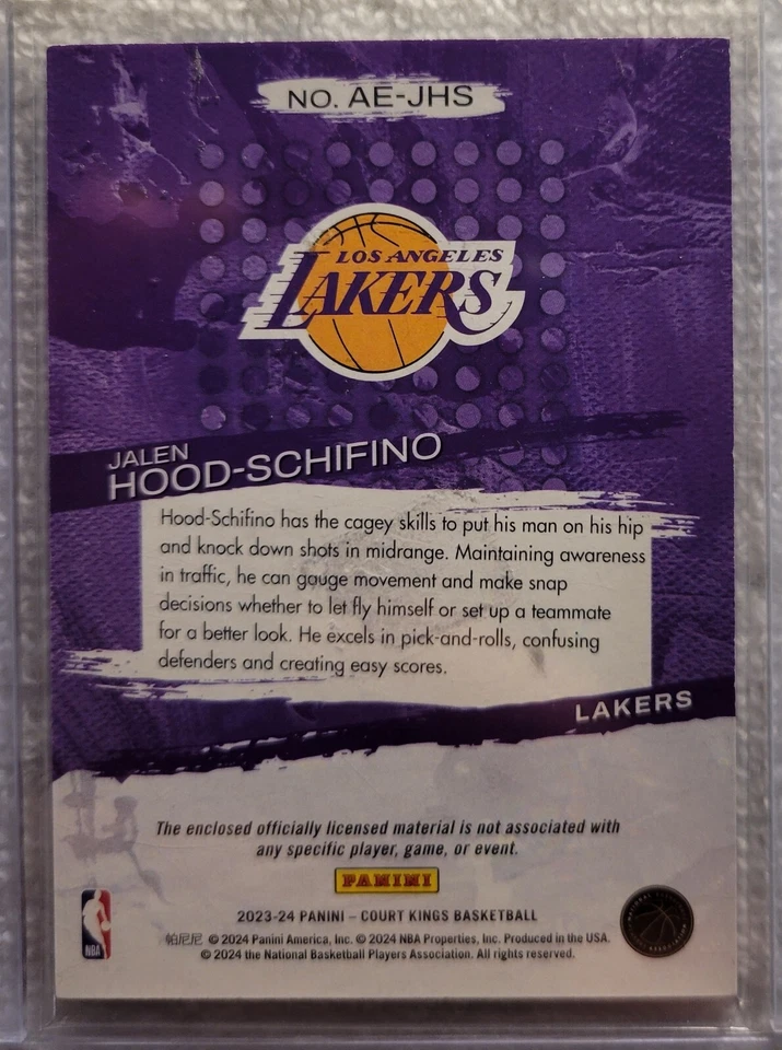 Jalen Hood-Schifino Rc Artistic Endeavors Court Kings #AE-JHS - Image 2 of 2