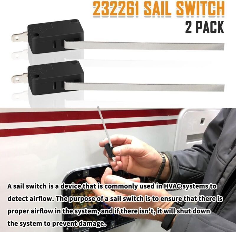 Switch right本体のみ 232261 Sail Switch RV Furnace Replacement Part for Suburban SF