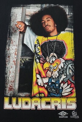 Vintage 2000s Ludacris Promo T-Shirt Sz Large Rap Tee Hip Hop 