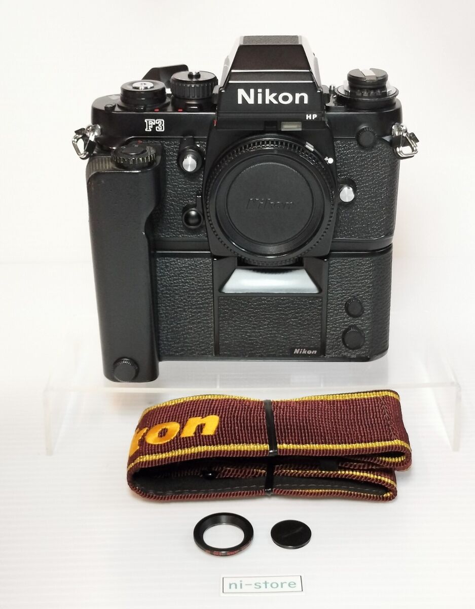 Nikon F3 35mm SLR Film Camera Body HP w/Motor Drive MD-4 Nikon F3 35mm SLR Film Camera Body HP w/Motor Drive MD-4