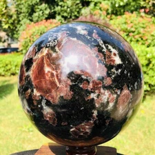 14.96LB Natural Astrophyllite Quartz Crystal"Fireworks Stone"The Ball Heals 136