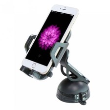 CAR MOUNT WINDSHIELD DASH PHONE HOLDER GLASS CRADLE SWIVEL DOCK For SMARTPHONES