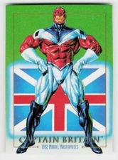 1992 SkyBox Marvel Masterpieces #15 Captain Britain