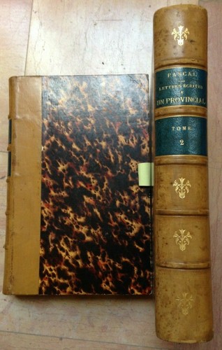 PASCAL 1885 Letters to a Provincial 2 VOLUMES COMPLETE ILLUSTRIOUS OF 4 PORTRAITS - Picture 3 of 5