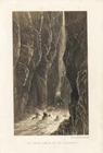 1868 Brooks, Day Antique Print View of The Colorado River in the Grand Canyon