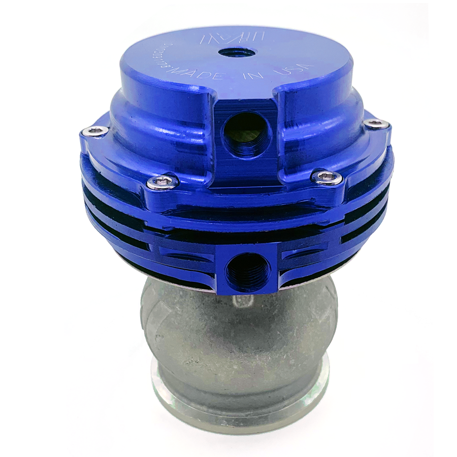 MVS 38mm External Wastegate BLUE Fits Tial Springs & Flanges USA