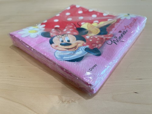 MINNIE MOUSE NAPKIN (20pes 16X16cm ) Disney Decorate Party - Picture 5 of 8