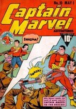 Cover of Captain Marvel Adventures #10