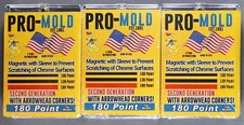 3x Pro Mold MH180SA 2nd Gen w/ Sleeve 180pt Magnetic Card Holder One Touch