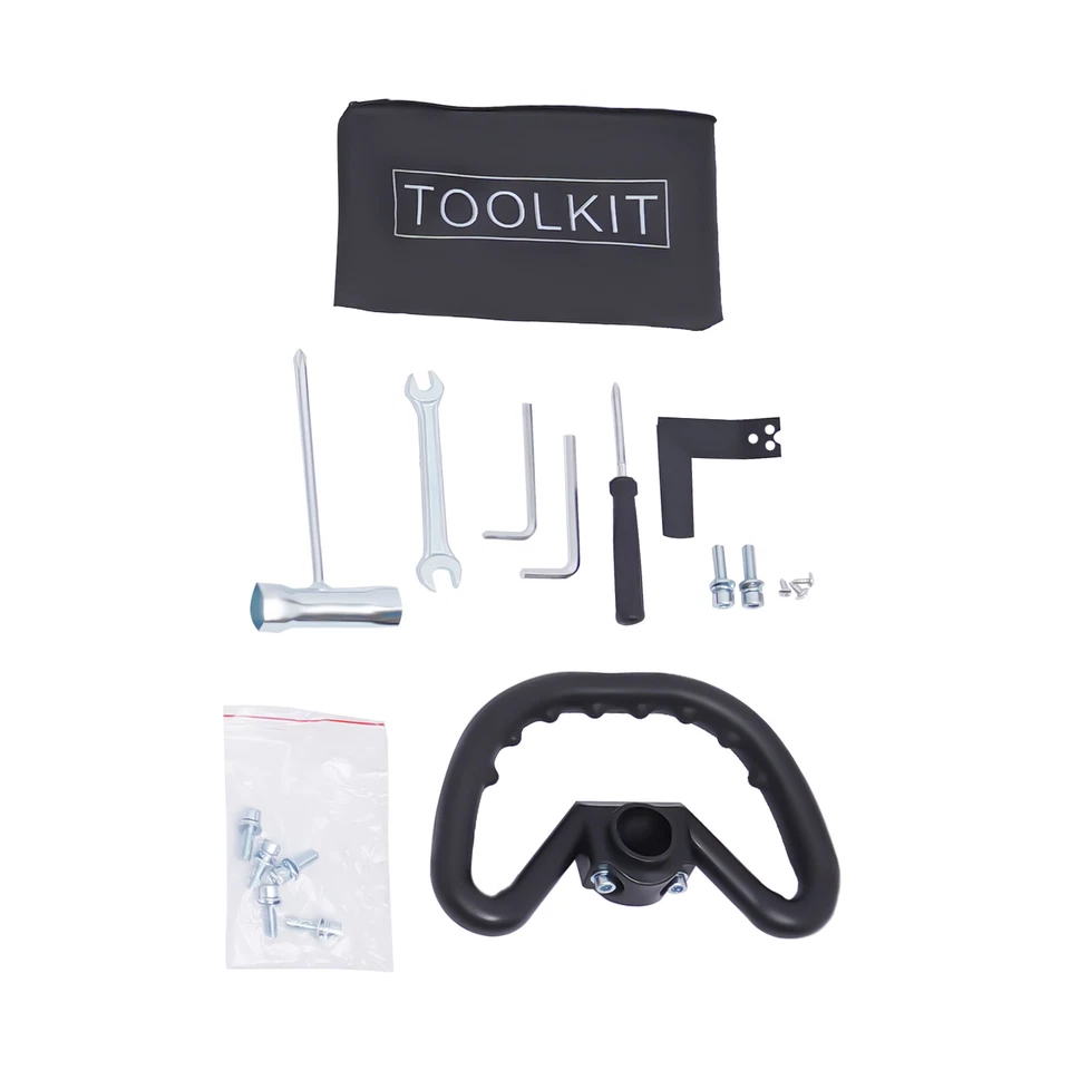 Gas Powered Pole Saw Brush Cutter Gas Hedge Trimmer for Tree Weed Garden 51.7CC - Image 4 of 4