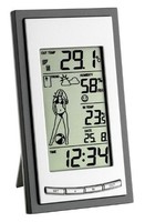 Radio Controlled Weather Station Weather-girl Petra Silver Radio Controlled Weather Station Weather-girl Petra Silver