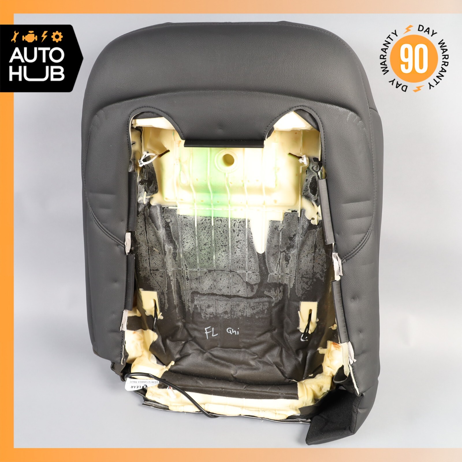 17-22 Maserati Ghibli M157 Front Left Side Top Upper Seat Cushion Black OEM 41k