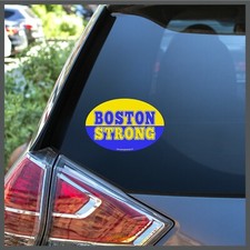 Boston Strong Boston Marathon Bumper Sticker Removable Decal or Car Magnet