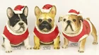Christmas French Bulldog Ornament Bulldog Dog Statue decor decoration GIFT Large