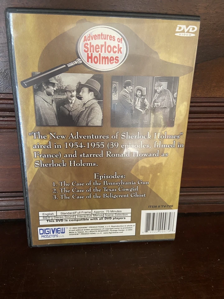 The Adventures Of Sherlock Holmes Dvd 50's Ronald Howard volume 2 - Image 2 of 3