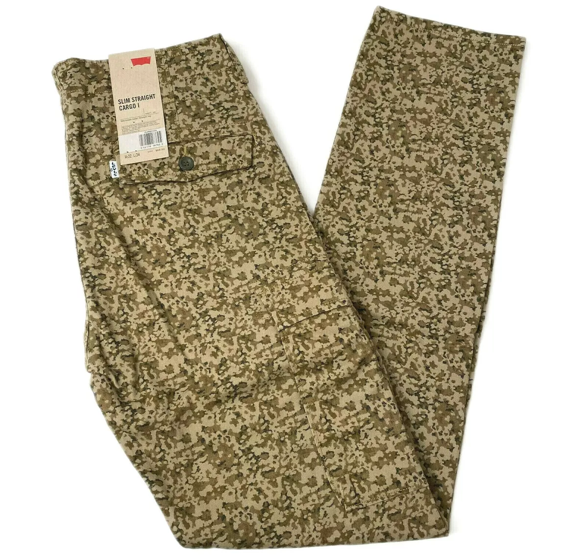 Mens levi sales camo cargo pants