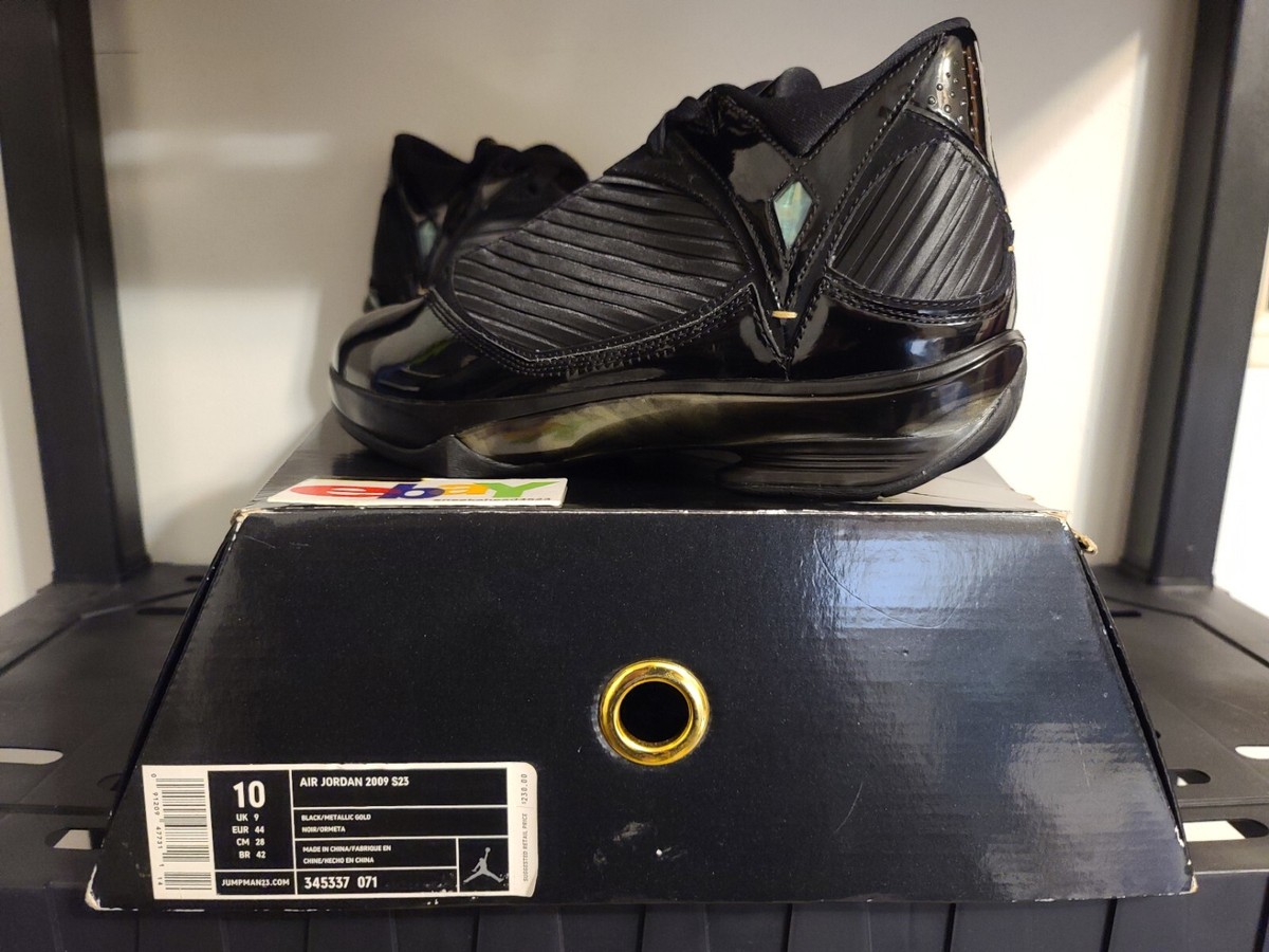 Jordan 23 OG Metallic Gold AIR JORDAN 23 XX3 RETRO NEW SIZE 9 TROPHY ROOM BLACK  main image 3