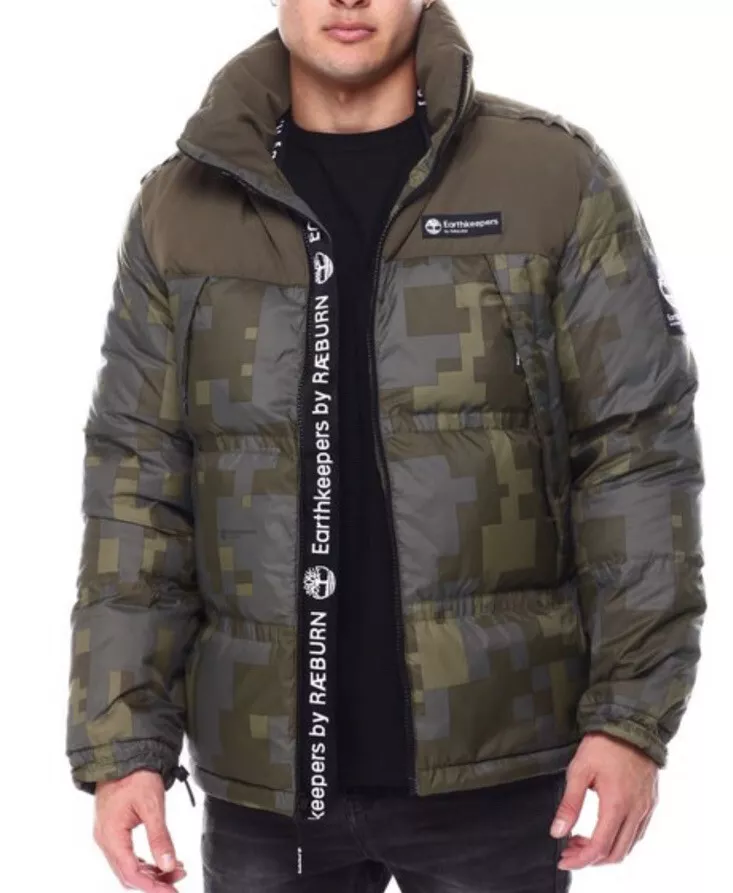 TIMBERLAND Earthkeepers By Raeburn Men Down Puffer Parka Jacket