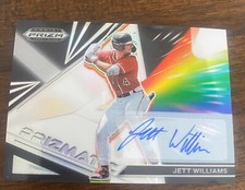 2022 Panini Draft Picks Baseball - Prizmate Jett Williams Base Autograph