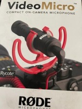 Rode VideoMicro Compact On-Camera Microphone with Rycote Lyre Shock Mount