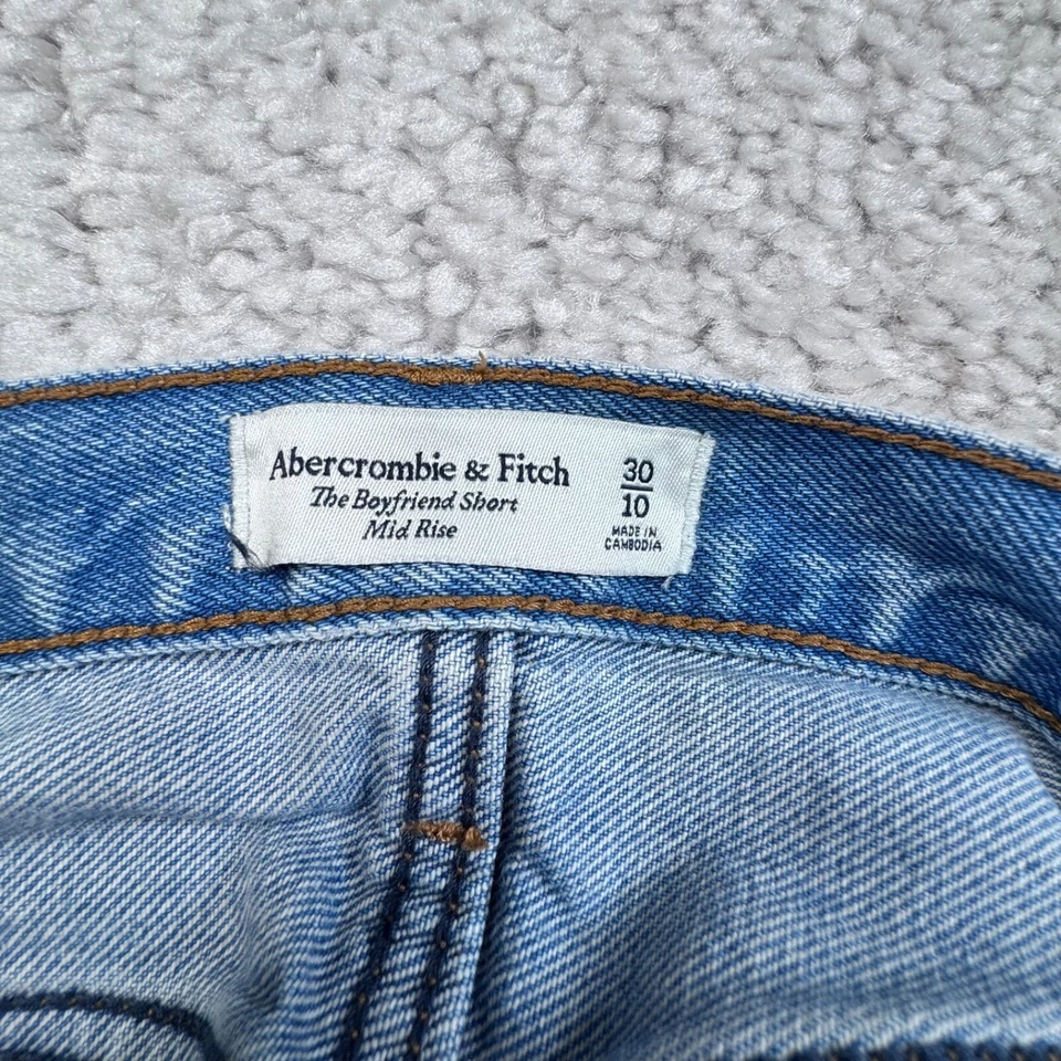 Abercrombie & Fitch The Boyfriend короткие средняя посадка бедствие женщин 30 - Изображение 3 из 4