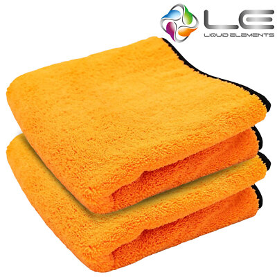 2x Liquid Elements Orange Baby Trockentuch 60x40cm 800gsm