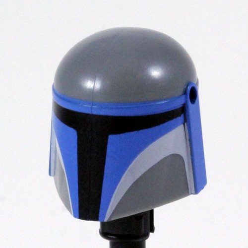 Clone Army Customs MANDALORIAN HELMET for SW Minifigures -Pick Color!- - Afbeelding 8 van 33